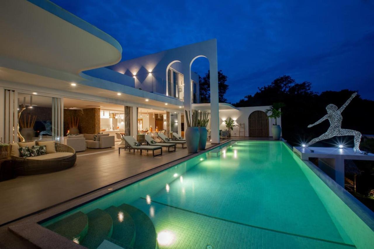 C Villa 8Br Luxury Seaview Villa, 2 Swimming Pools Koh Samui Zewnętrze zdjęcie