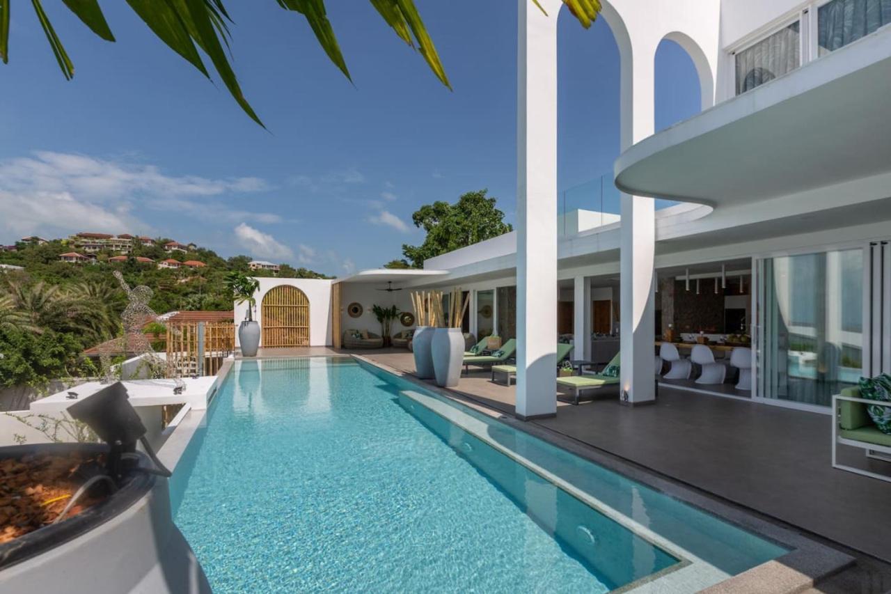 C Villa 8Br Luxury Seaview Villa, 2 Swimming Pools Koh Samui Zewnętrze zdjęcie